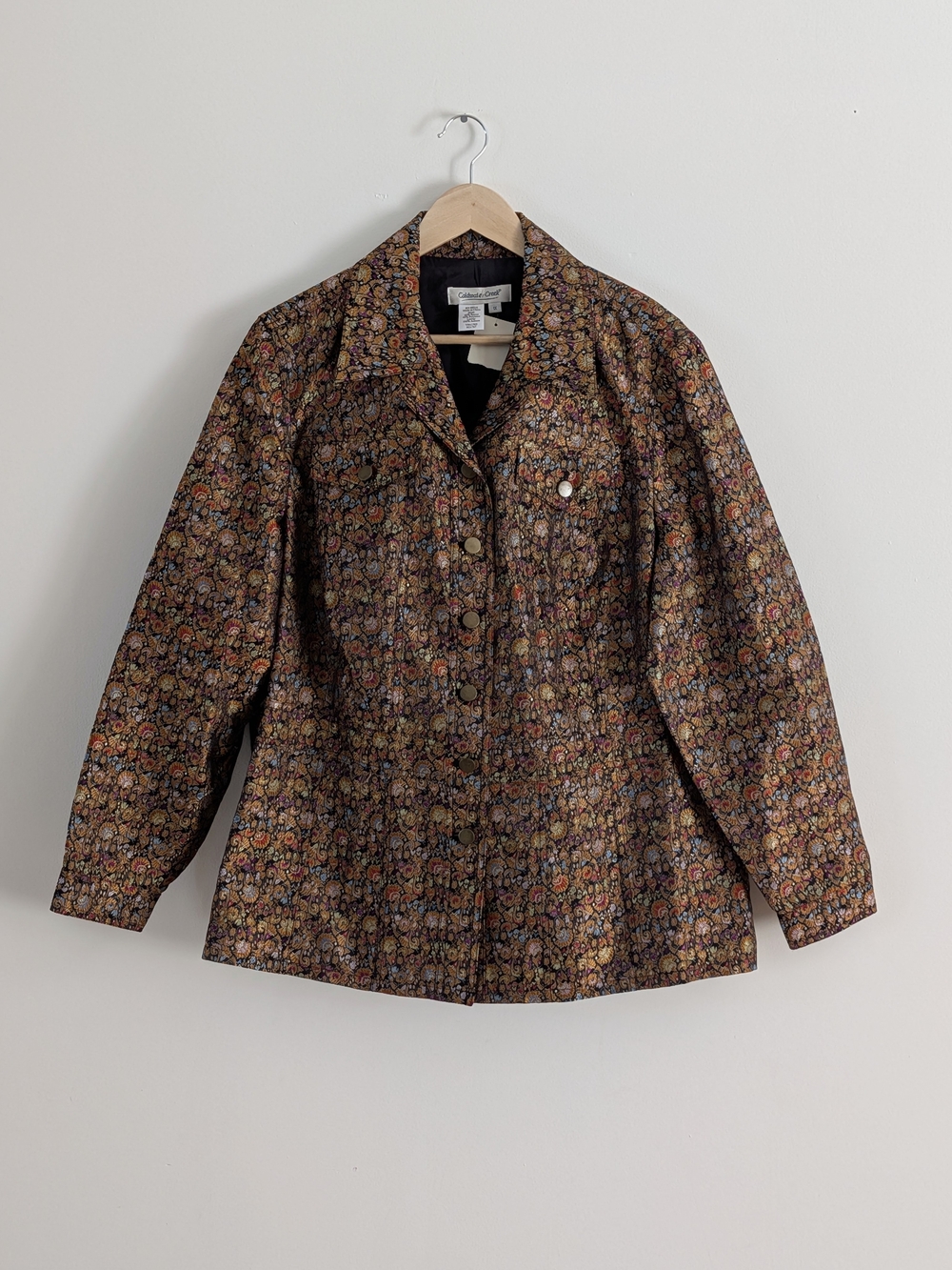 NWT Coldwater Creek Multicolor Floral Jacket - 1X